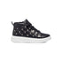 Sneakers alte nere effetto trapuntato con piccole borchie 10 Baci, Scarpe Bambini, SKU k232000241, Immagine 0